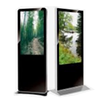 Floor-standing vertical advertising machine